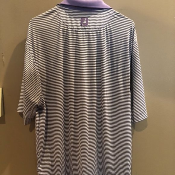 FJ FootJoy Mens' Large Golf Performance Polo - Picture 4 of 4